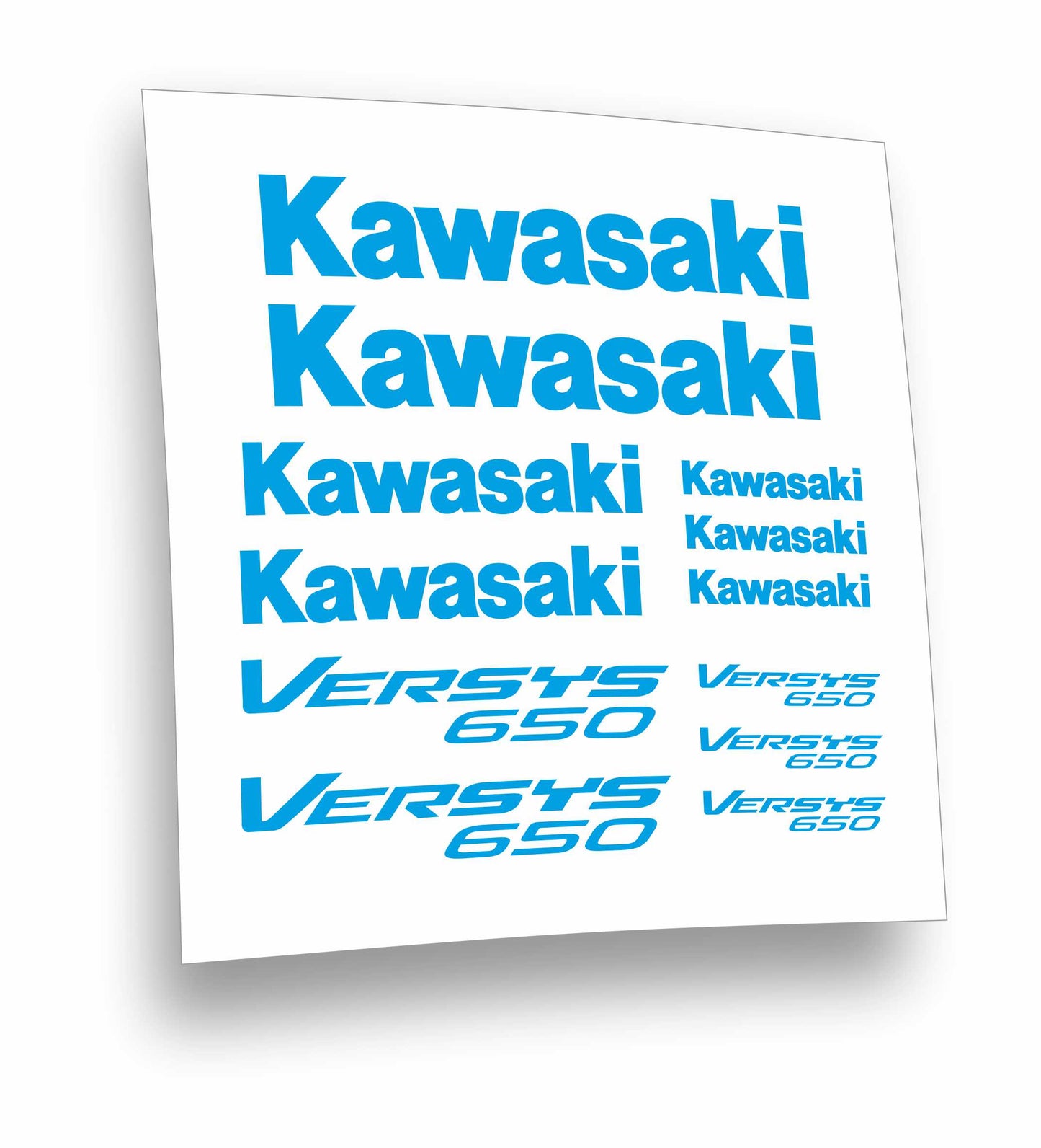 adesivi stickers  Kawasaki Versis 650