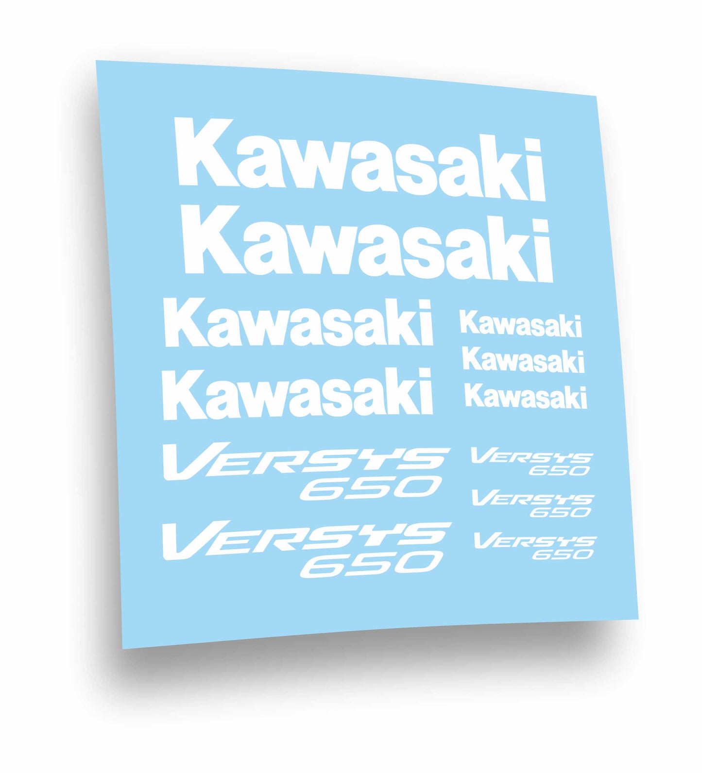 adesivi stickers  Kawasaki Versis 650