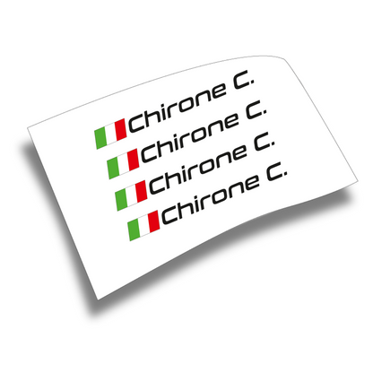 Adesivi Nomi stickers bandiera (4 pezzi)