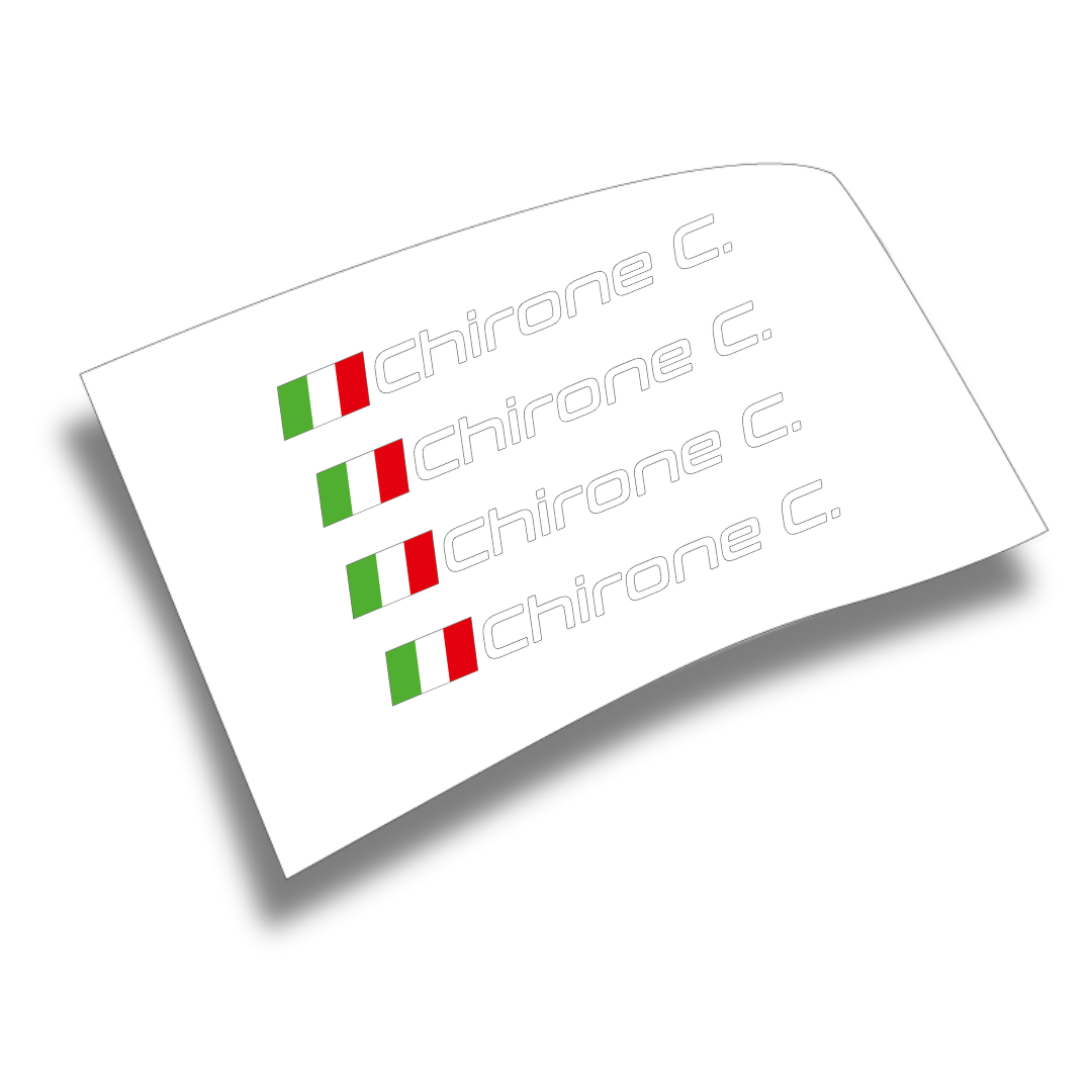Adesivi Nomi stickers bandiera (4 pezzi)