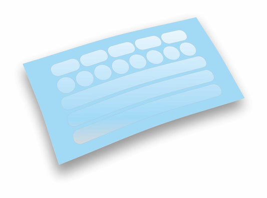 ADESIVI PROTEZIONE TELAIO bicicletta BATTICATENA 16pz sticker protection frame