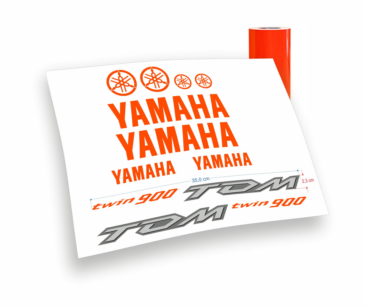 yamaha twin900 TDM Kit adesivi stickers decalcomanie moto