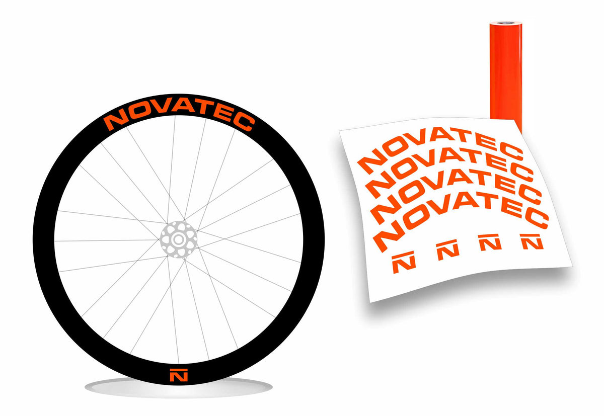 Novatec kit adesivi per cerchi bici da corsa  colore personalizzato