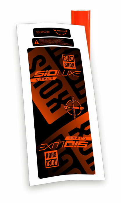 Rock Shox kit Sid Luxe Ultimate Blocco Pedivella adesivi bicicletta colore personalizzato