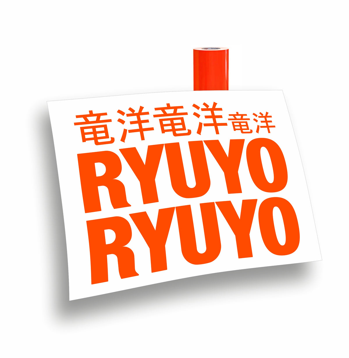 Ryuyo suzuki adesivi senza fondo per moto