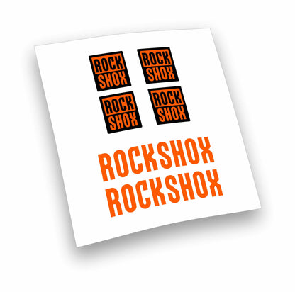 Kit adesivi forcella bicicletta mtb rock shox stickers fork