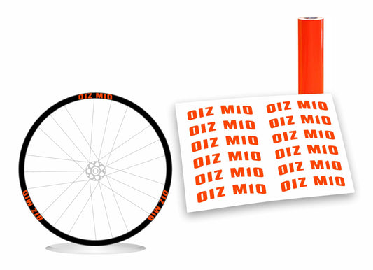 Oiz m10 Orbea adesivi ruote colore personalizzato