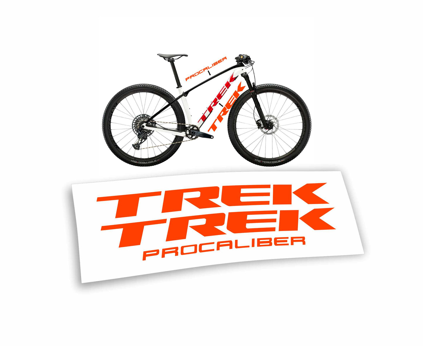 Trek Procaliber kit adesivi bicicletta colore personalizzato