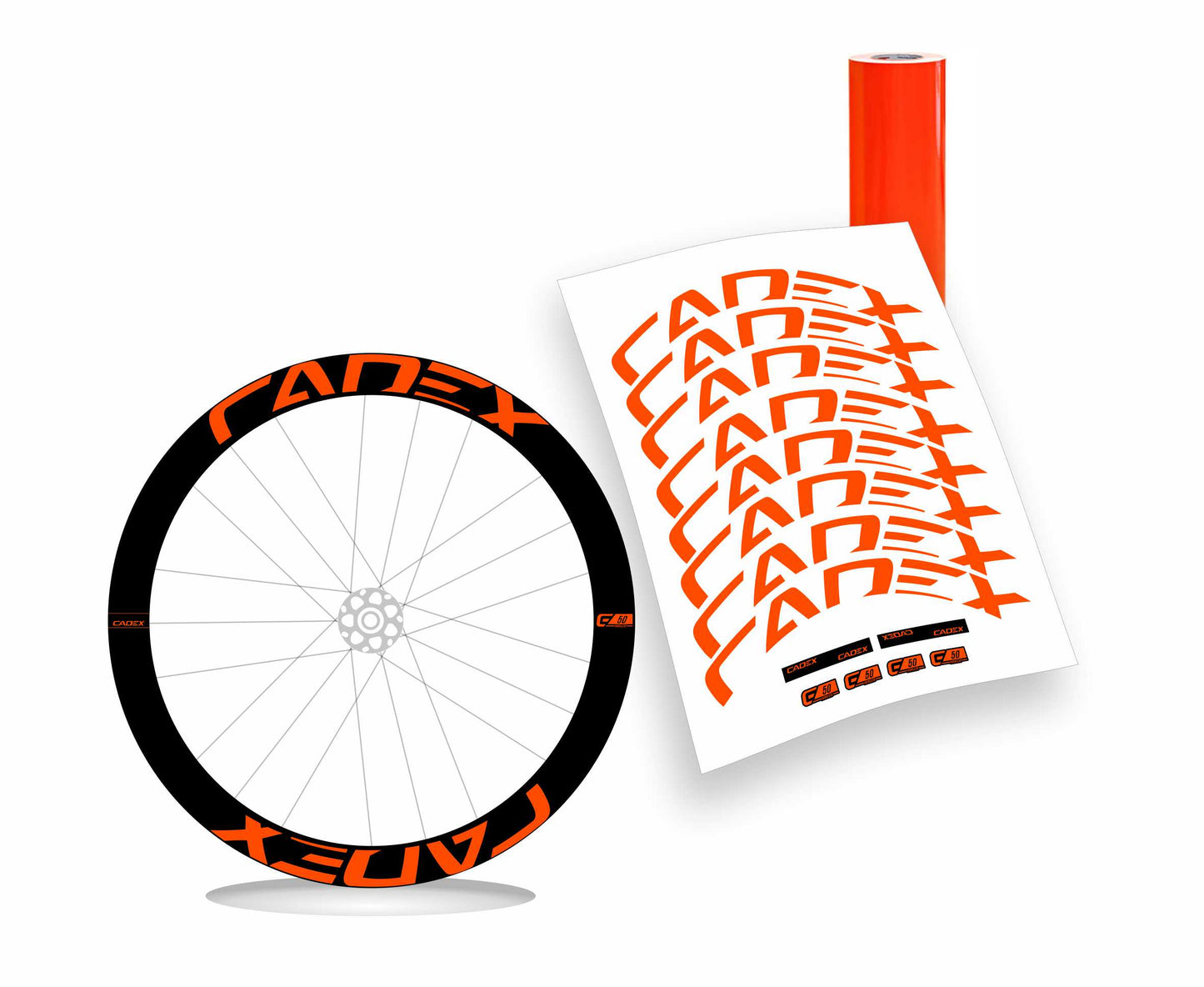 Cadex C50 Ultra disc adesivi per cerchio bicicletta personalizzati