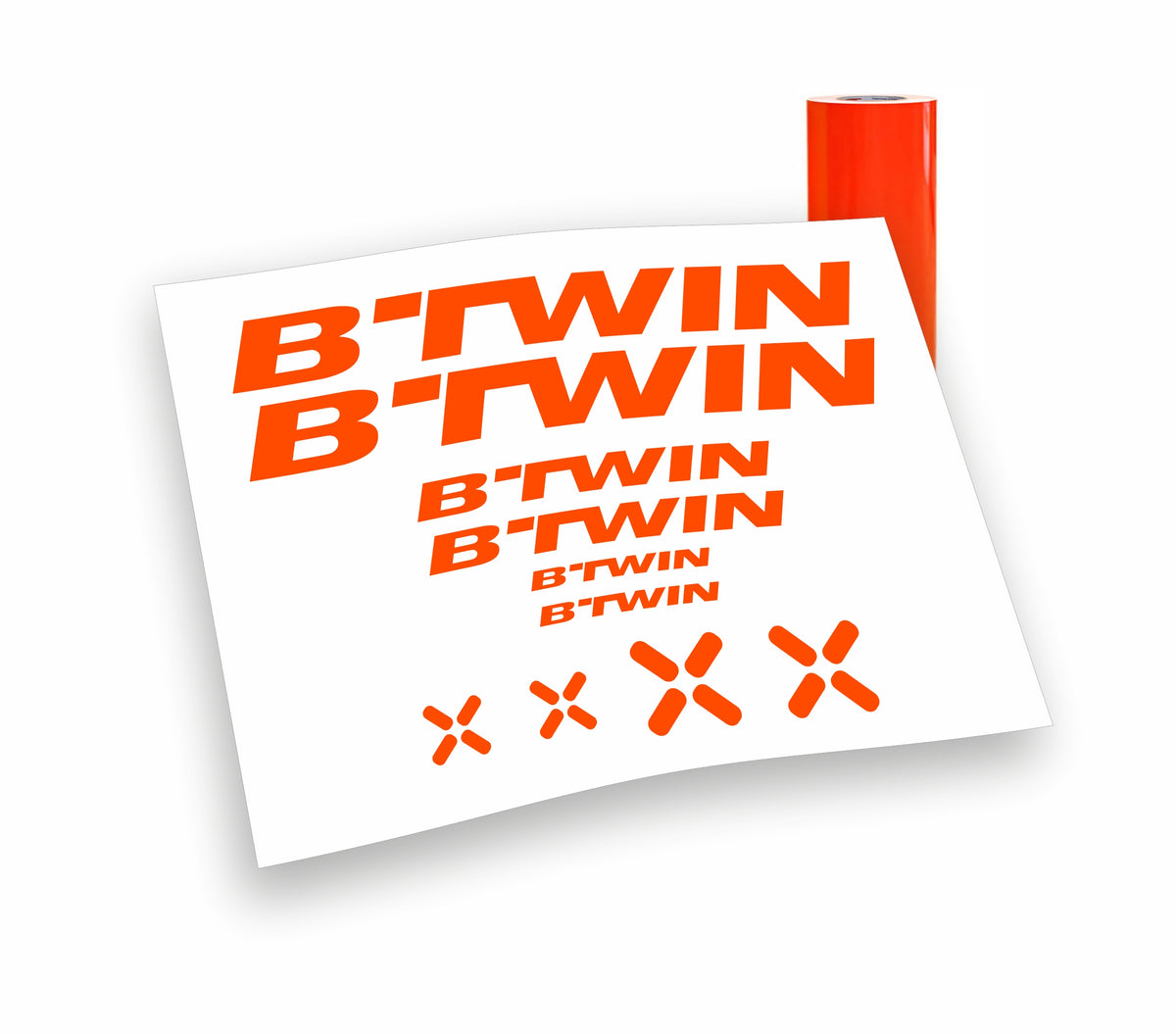 Kit Adesivi BTWIN personalizzati per telaio