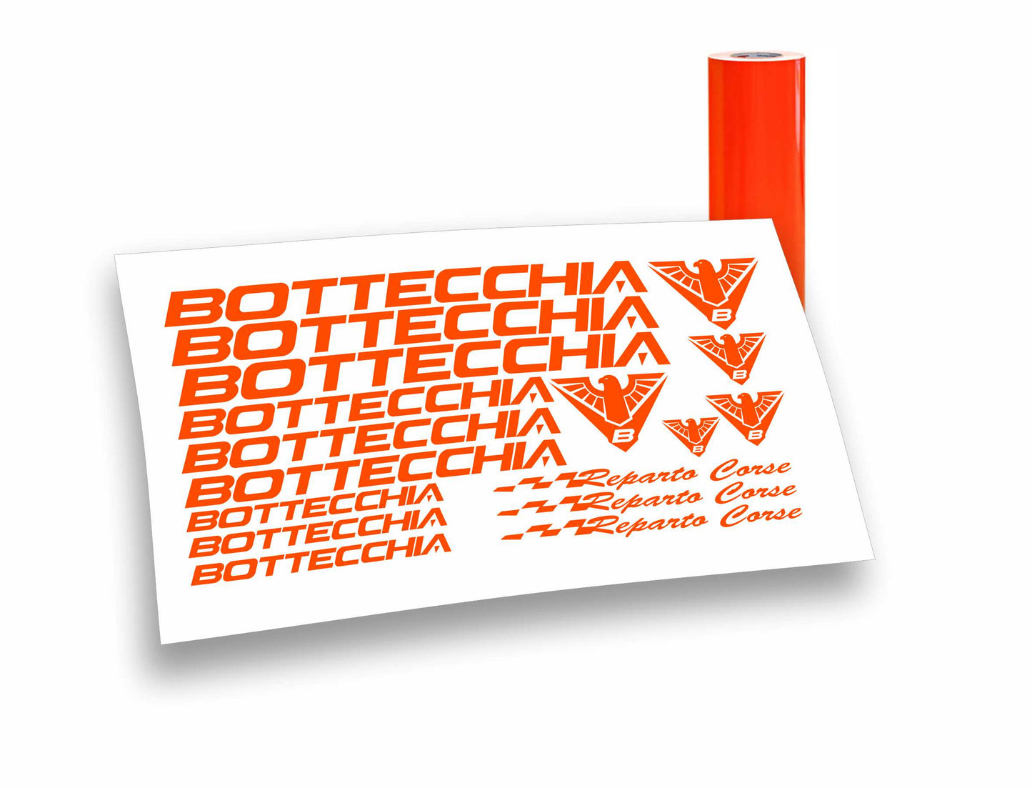 Bottecchia Reparto Corse kit adesivi completo 17 pezzi per mountain bike e bici da corsa