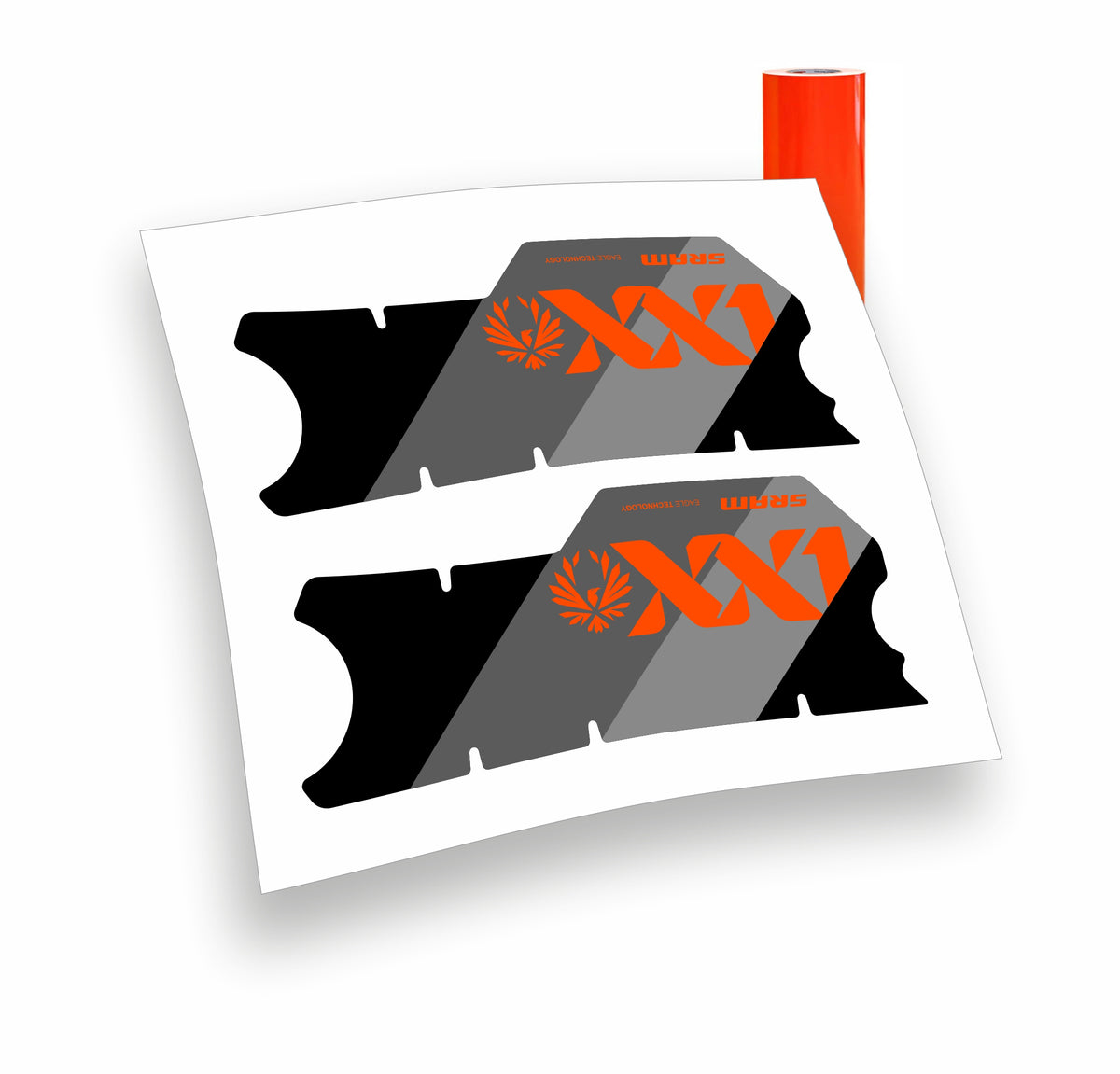Sram XX1 Eagle Axs DUB adesivi sticker per pedivelle