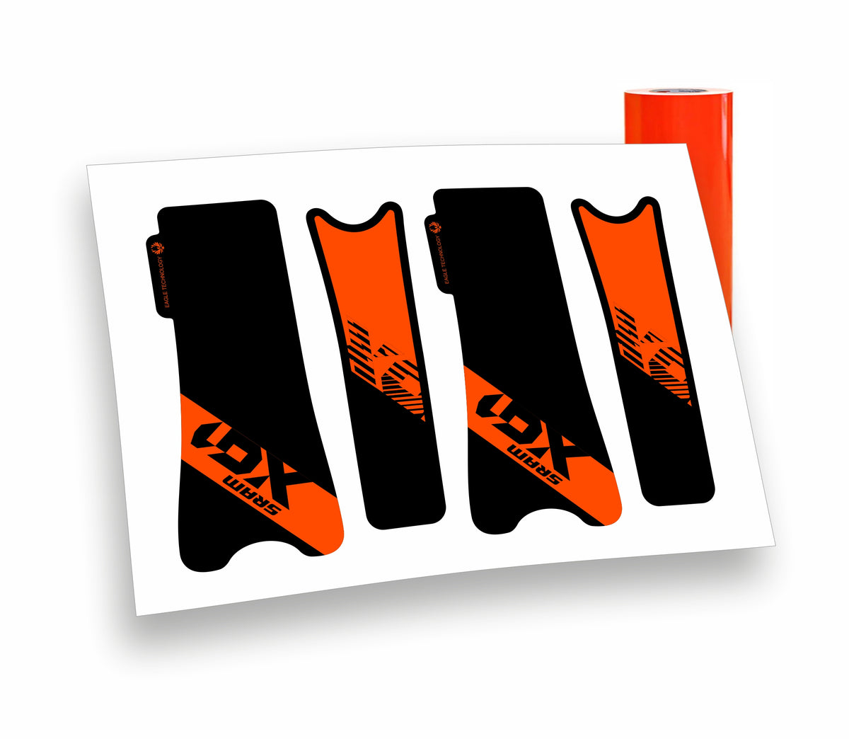 Sram x01 eagle adesivi stickers pedivelle