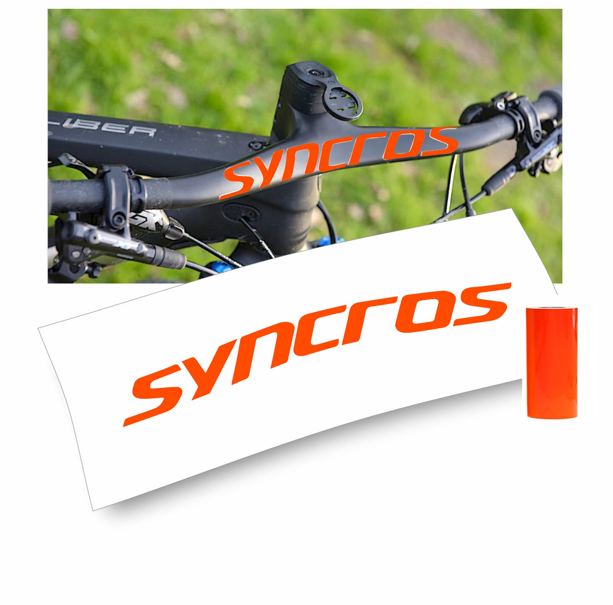 Syncros Fraser IC SL adesivo sticker per manubrio