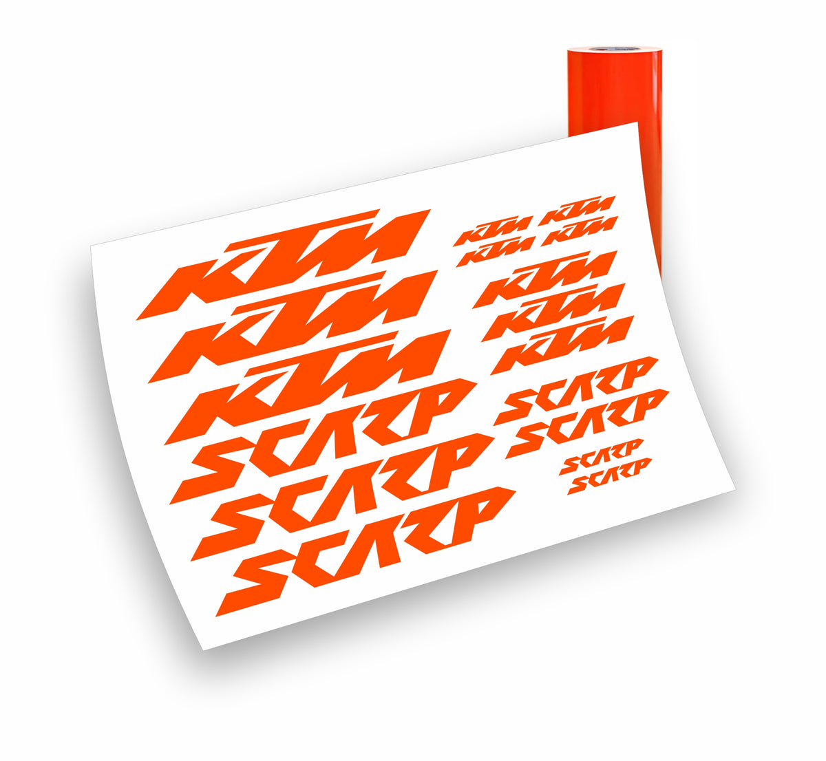 KTM Scarp kit adesivi completo per mountain bike biciletta mtb 17 pezzi