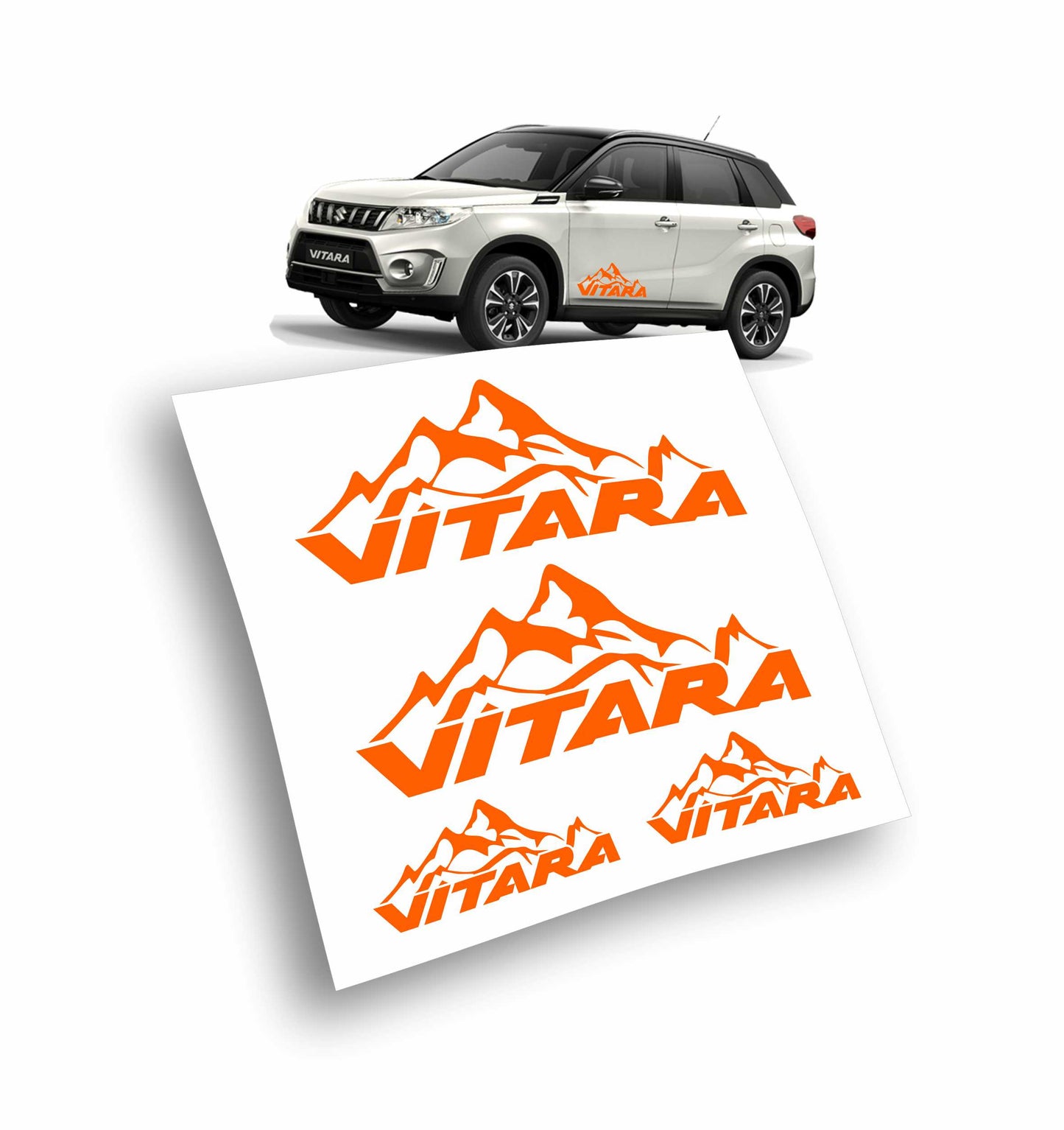 Suzuki Vitara montagne kit adesivi stickers auto colore personalizzato