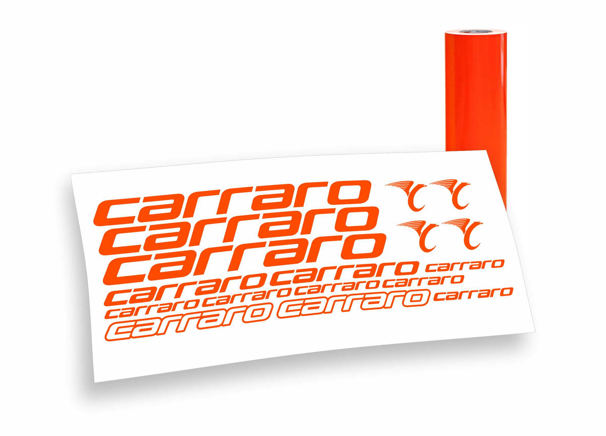 Carraro kit adesivi bicicletta da corsa e mountain bike colore personalizzato