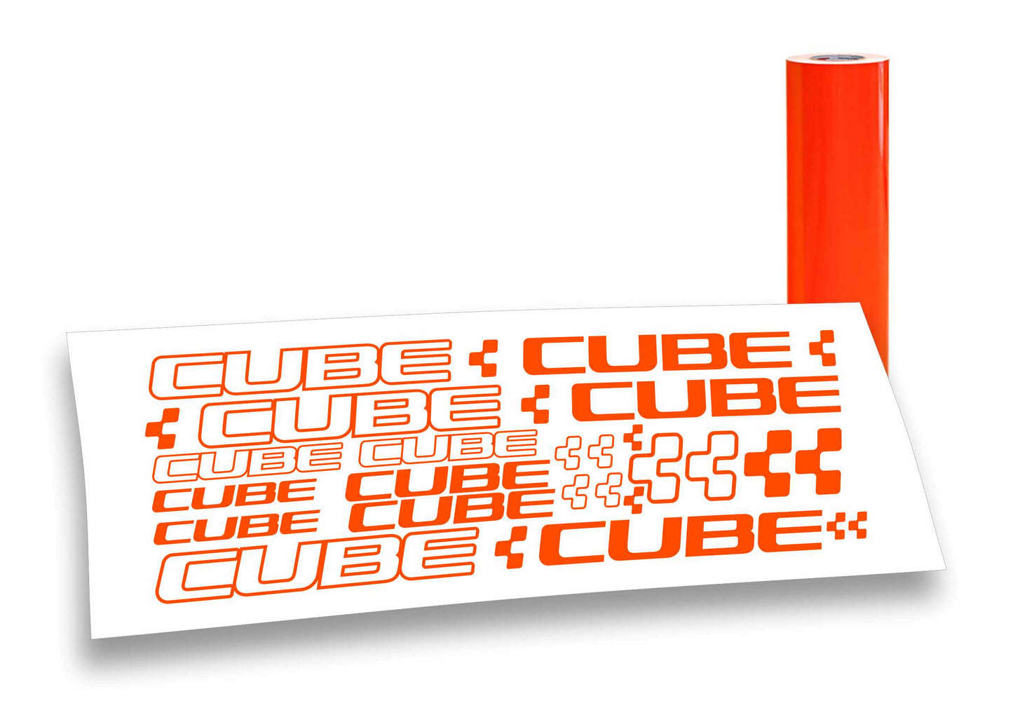 Cube nuovo kit adesivi per mountain bike e bici da corsa completo 24 pezzi