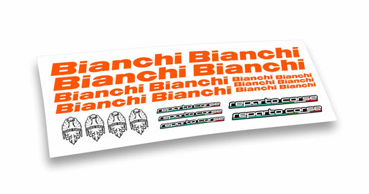 Bianchi kit adesivi logo reparto corse bicicletta mtb bdc colore personalizzato