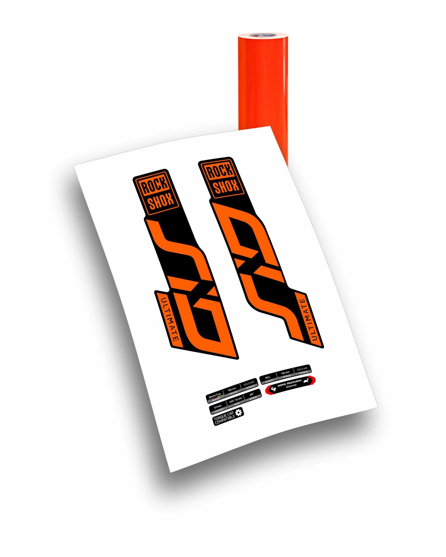 Rock shox sid ultimate 2020 kit adesivi