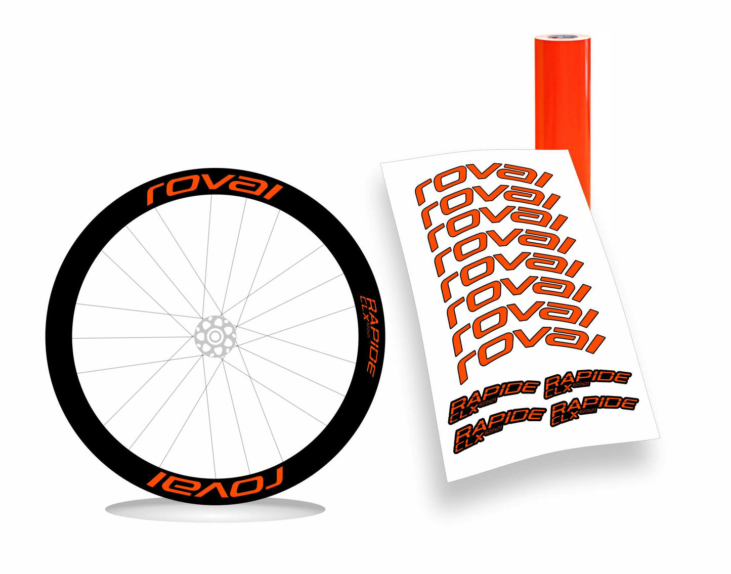 ROVAL Rapide CLX adesivi stickers ruote
