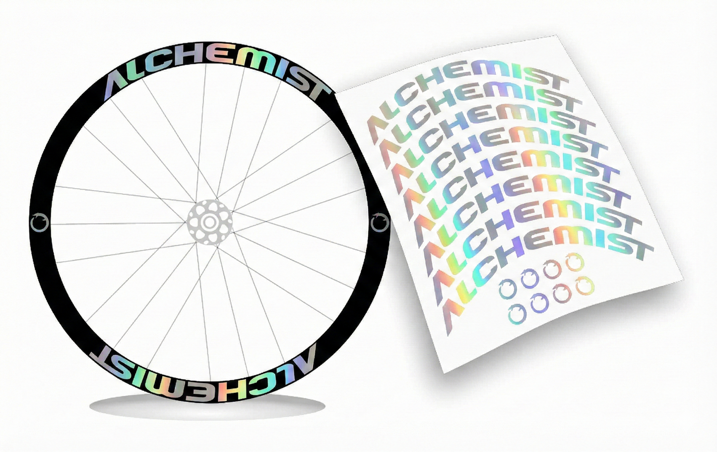 Alchemist adesivi cerchio personalizzati