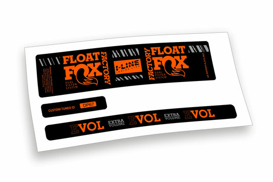 Fox Float DPS Evol Factory 2019/20 adesivi per ammortizzatore posteriore