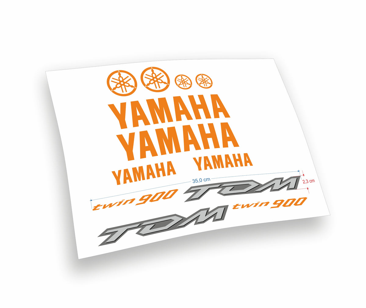 yamaha twin900 TDM Kit adesivi stickers decalcomanie moto