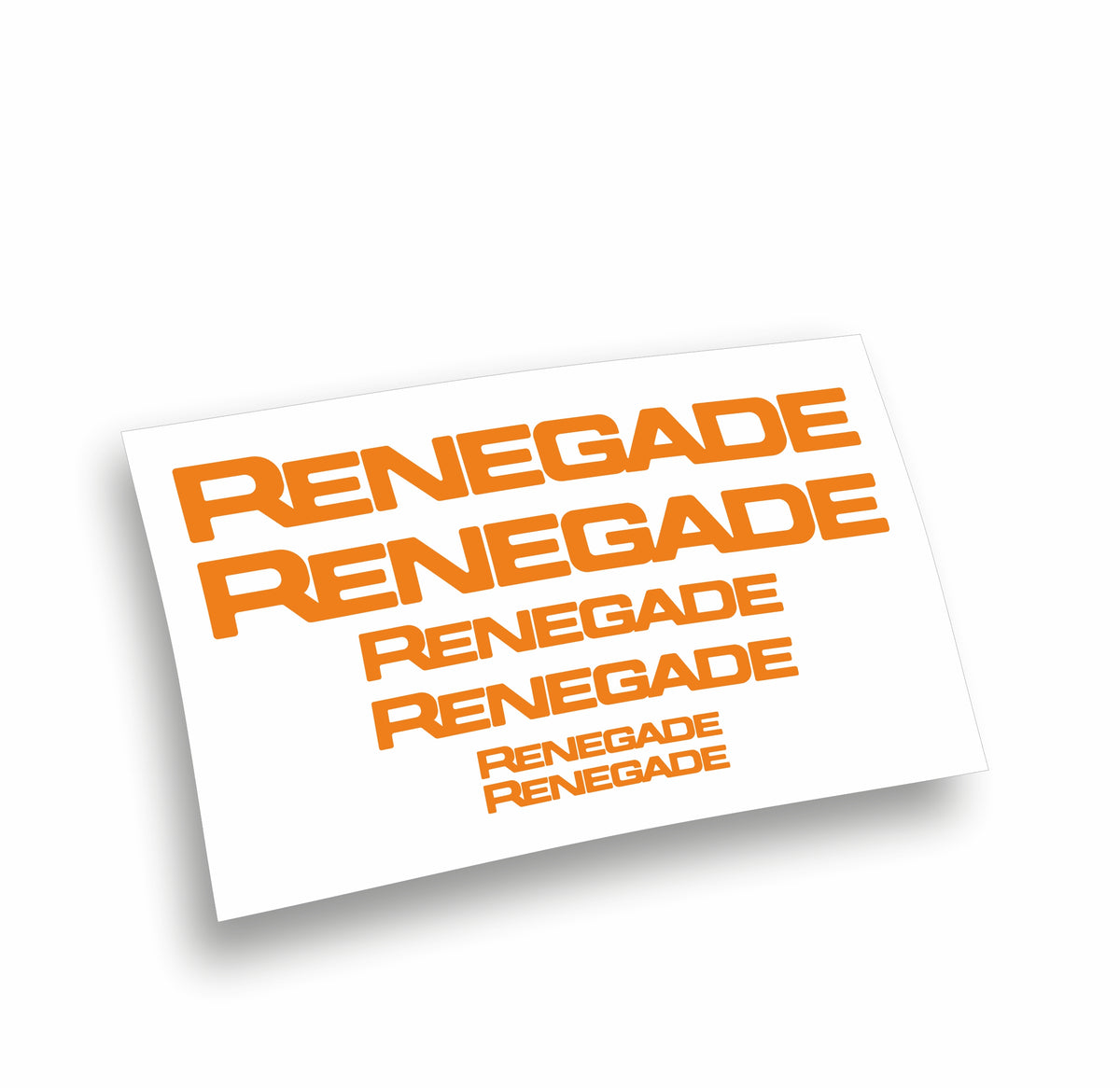 Jeep Renegade Kit adesivi Auto 6 pz.
