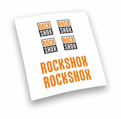 Kit adesivi forcella bicicletta mtb rock shox stickers fork