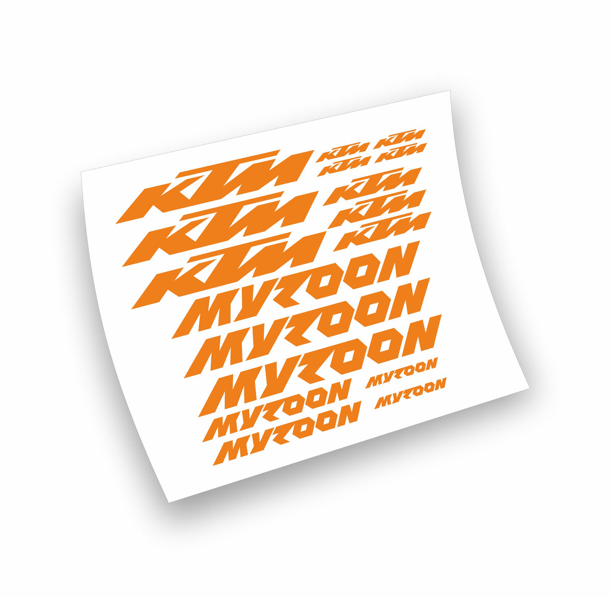 KTM Myroon kit adesivi completo per mountain bike biciletta mtb 17 pezzi