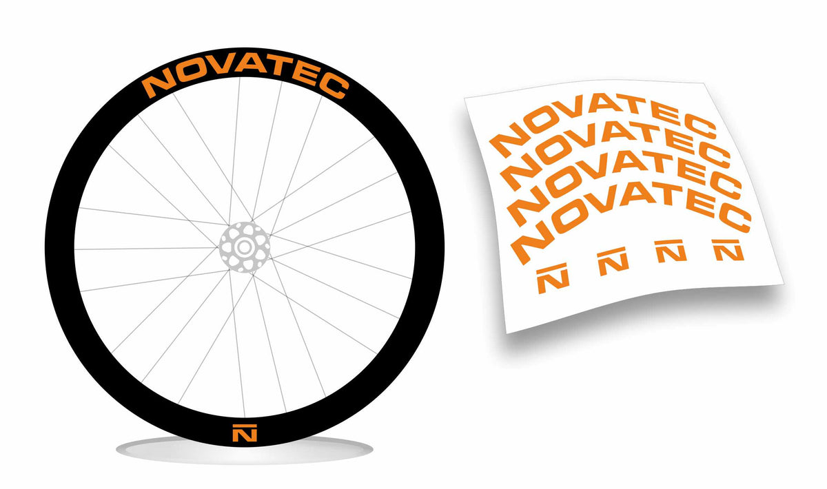 Novatec kit adesivi per cerchi bici da corsa  colore personalizzato