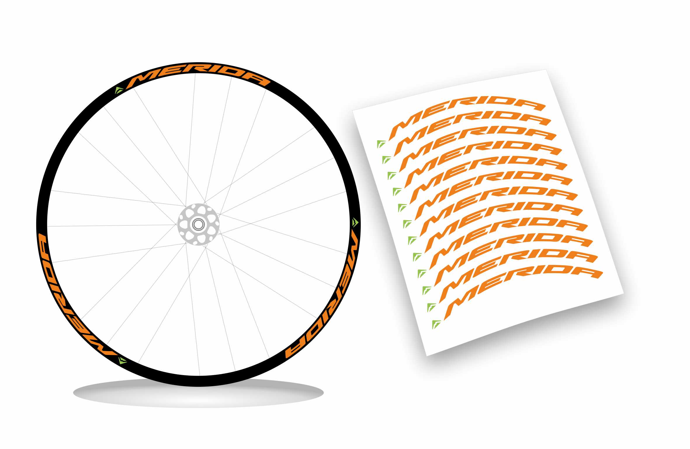 merida adesivi stickers per ruote bici – Ladesivo