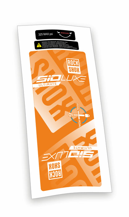 Rock Shox kit Sid Luxe Ultimate Blocco Pedivella adesivi bicicletta colore personalizzato