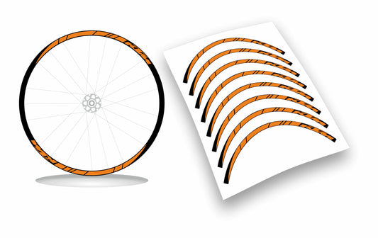kit adesivi bicicletta cerchi ktm 8pz colore personalizzato misura 26-27.5-28-29