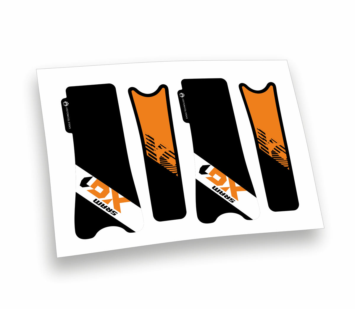 Sram x01 eagle adesivi stickers pedivelle