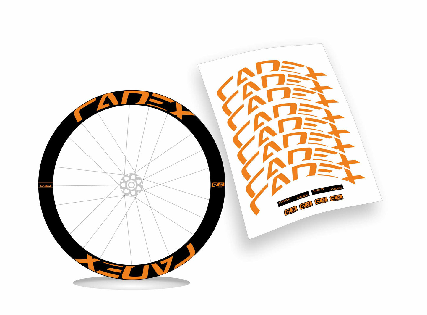Cadex C50 Ultra disc adesivi per cerchio bicicletta personalizzati