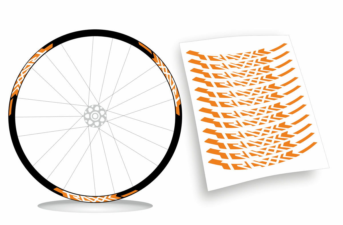 Traxx - Kit adesivi cerchi bicicletta mountain bike