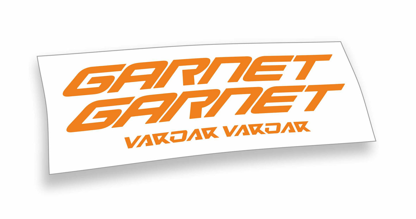 Garnet Vardar Kit adesivi bicicletta colore personalizzato