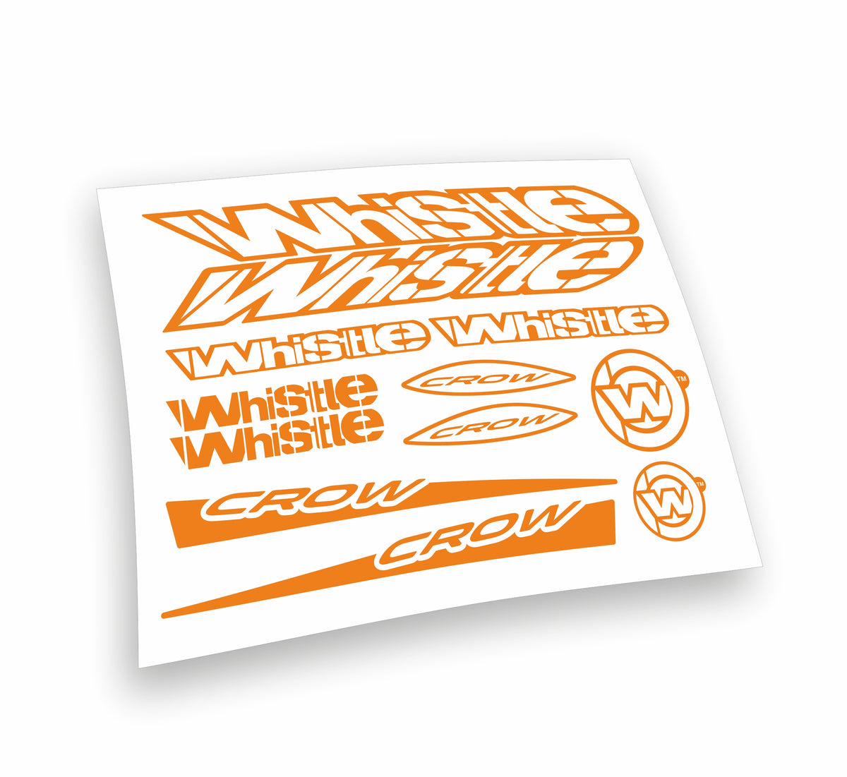 whistle crow adesivi bicicletta colori personalizzabili