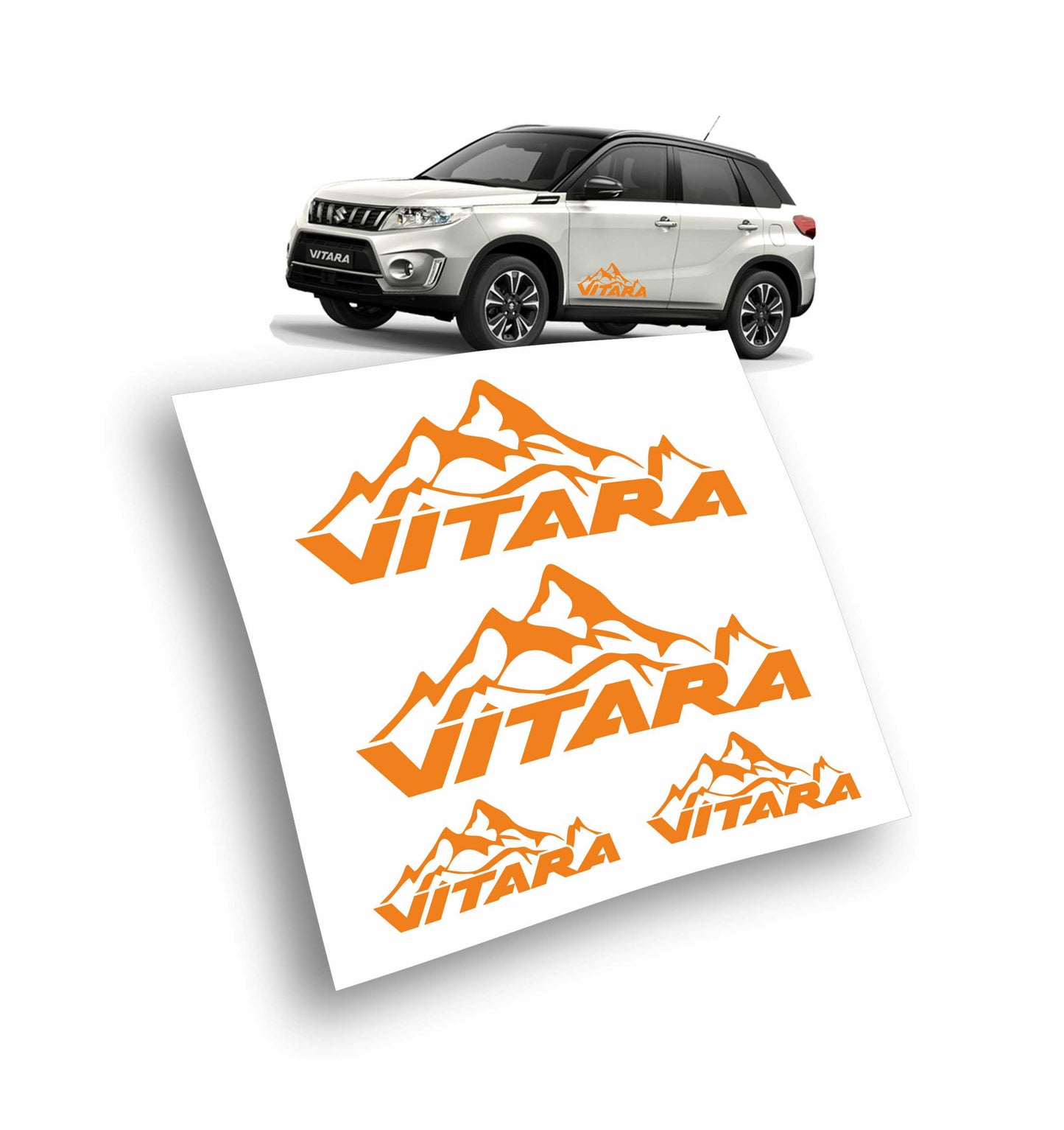 Suzuki Vitara montagne kit adesivi stickers auto colore personalizzato