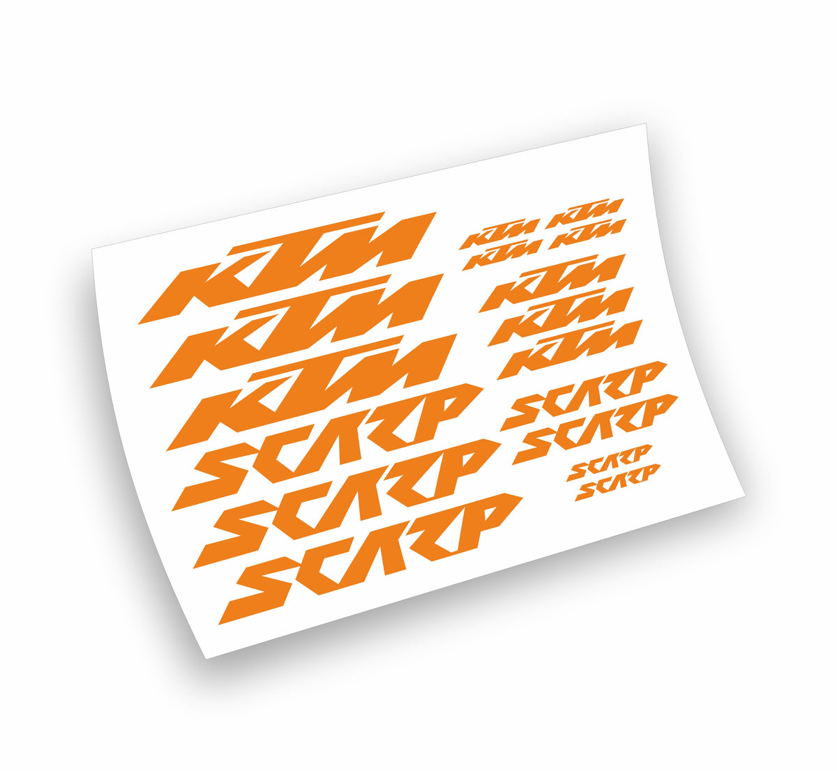 KTM Scarp kit adesivi completo per mountain bike biciletta mtb 17 pezzi