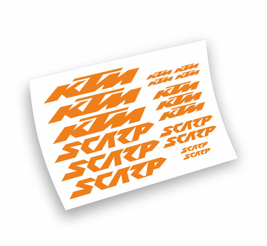 KTM Scarp kit adesivi completo per mountain bike biciletta mtb 17 pezzi