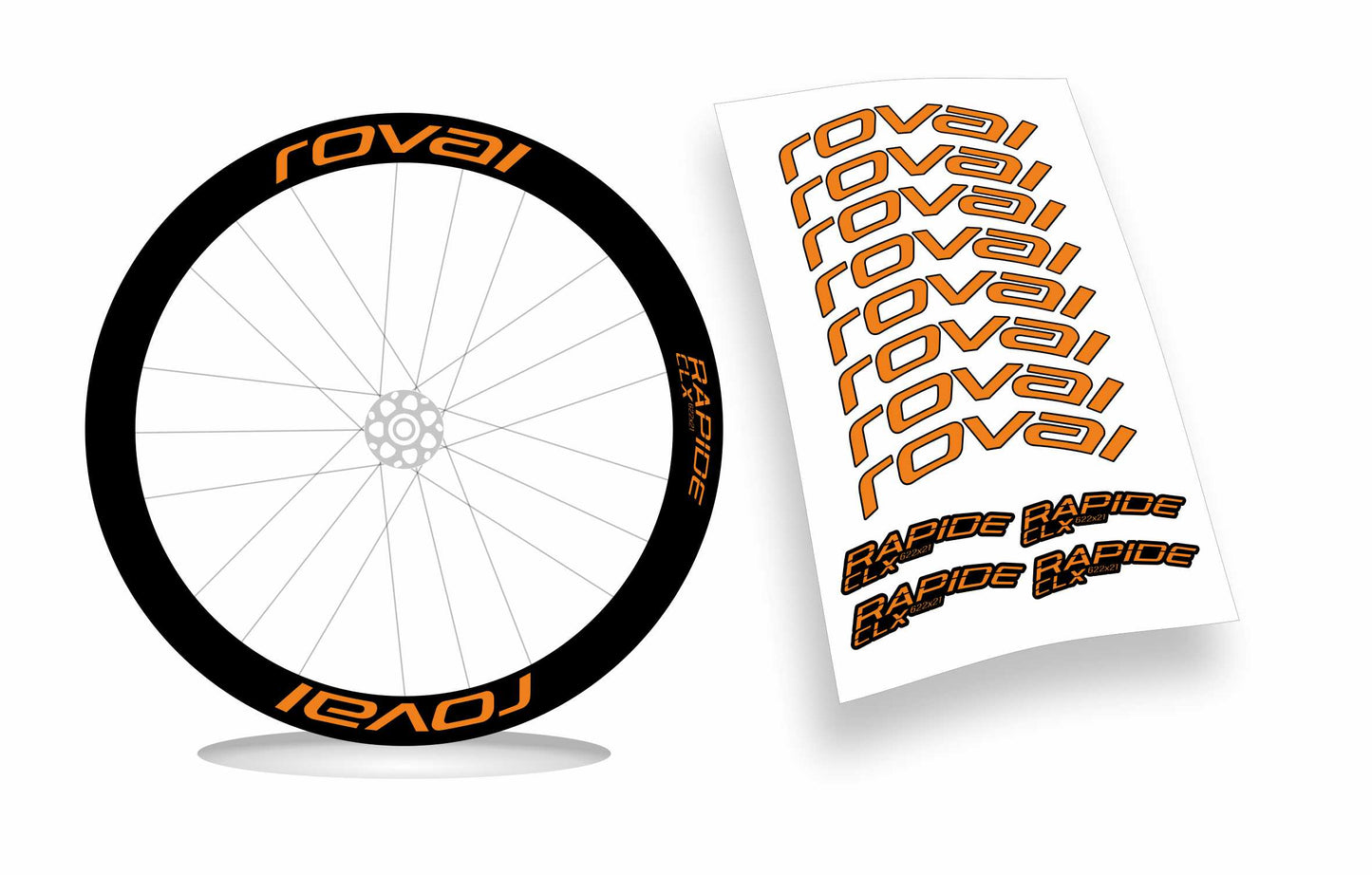 ROVAL Rapide CLX adesivi stickers ruote