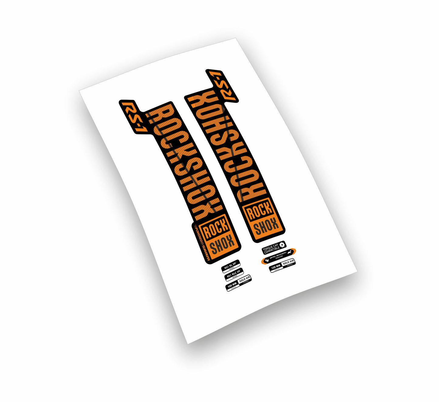 Rock shox RS-1 RL RLC 29 anno 2018 adesivi stickers personalizzati forcella rs1