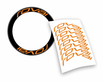 Kit adesivi/stickers cerchi bici bdc ROVAL profilo 60mm colori a scelta 8 pezzi wheel stickers