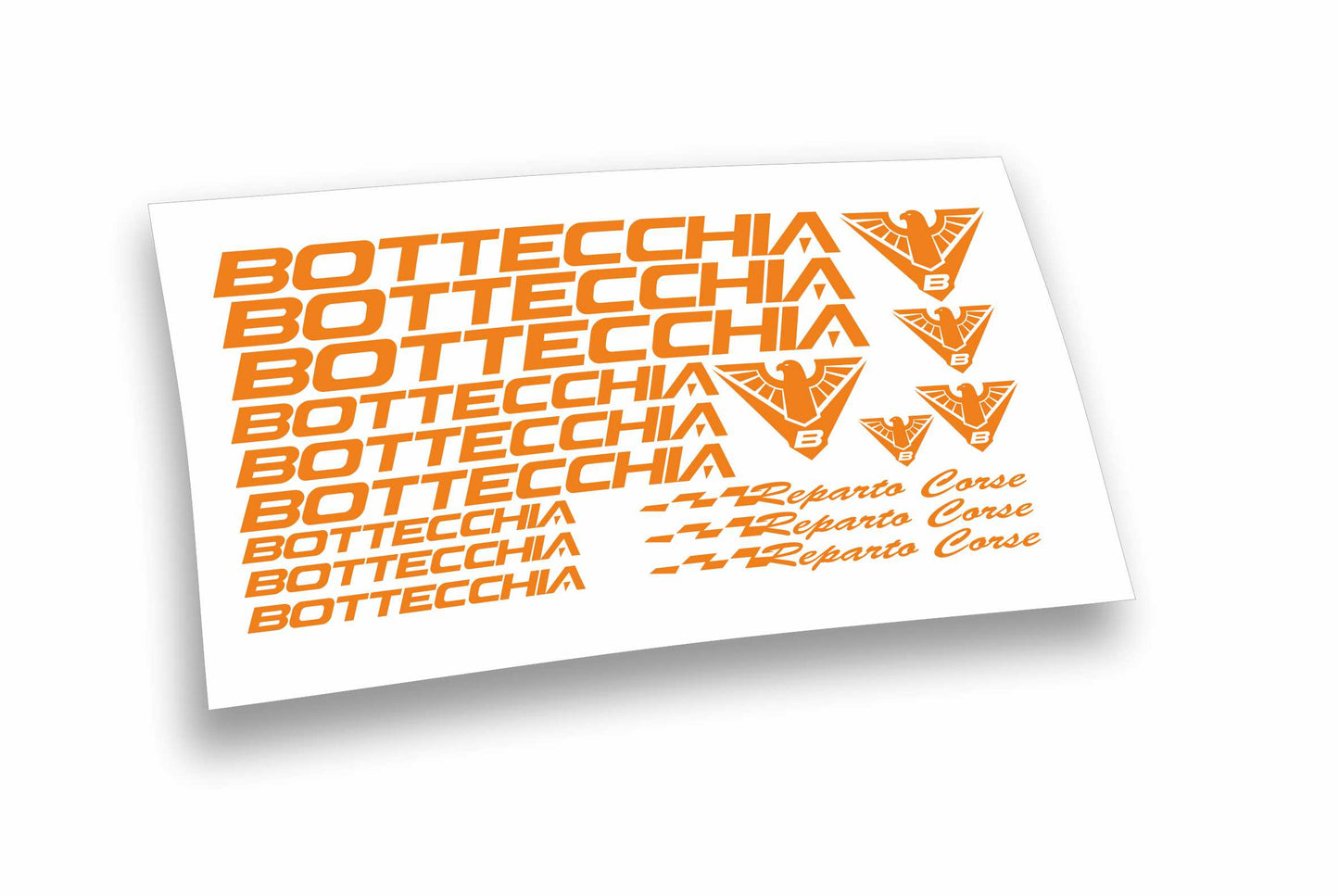 Bottecchia Reparto Corse kit adesivi completo 17 pezzi per mountain bike e bici da corsa