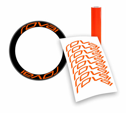 Kit adesivi/stickers cerchi bici bdc ROVAL profilo 60mm colori a scelta 8 pezzi wheel stickers