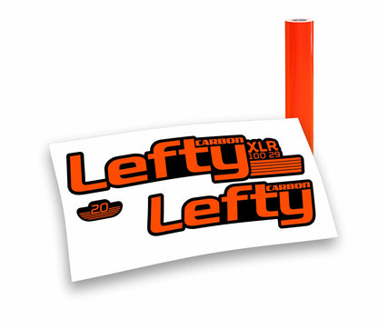 Lefty XLR Carbon 100 29 anno 2017 - Kit adesivi forcella personalizzabile