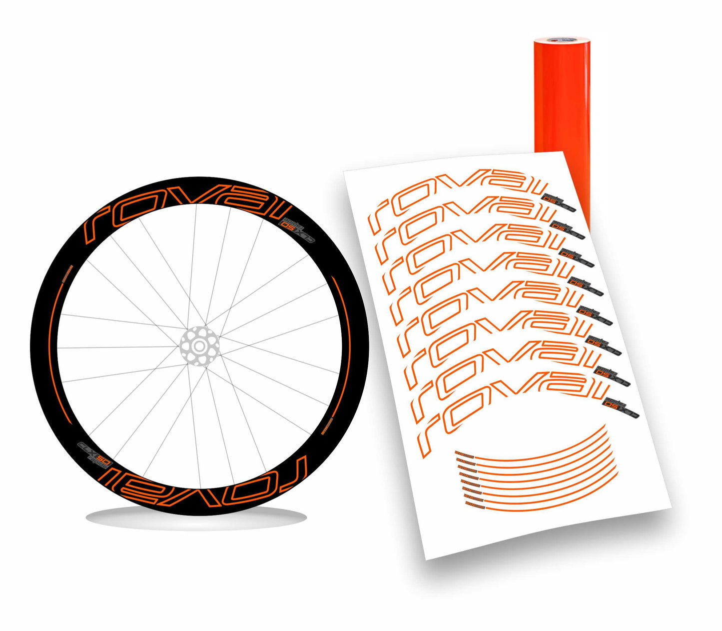 Roval CLX 50 rapide kit adesivi per cerchi bicicletta da corsa